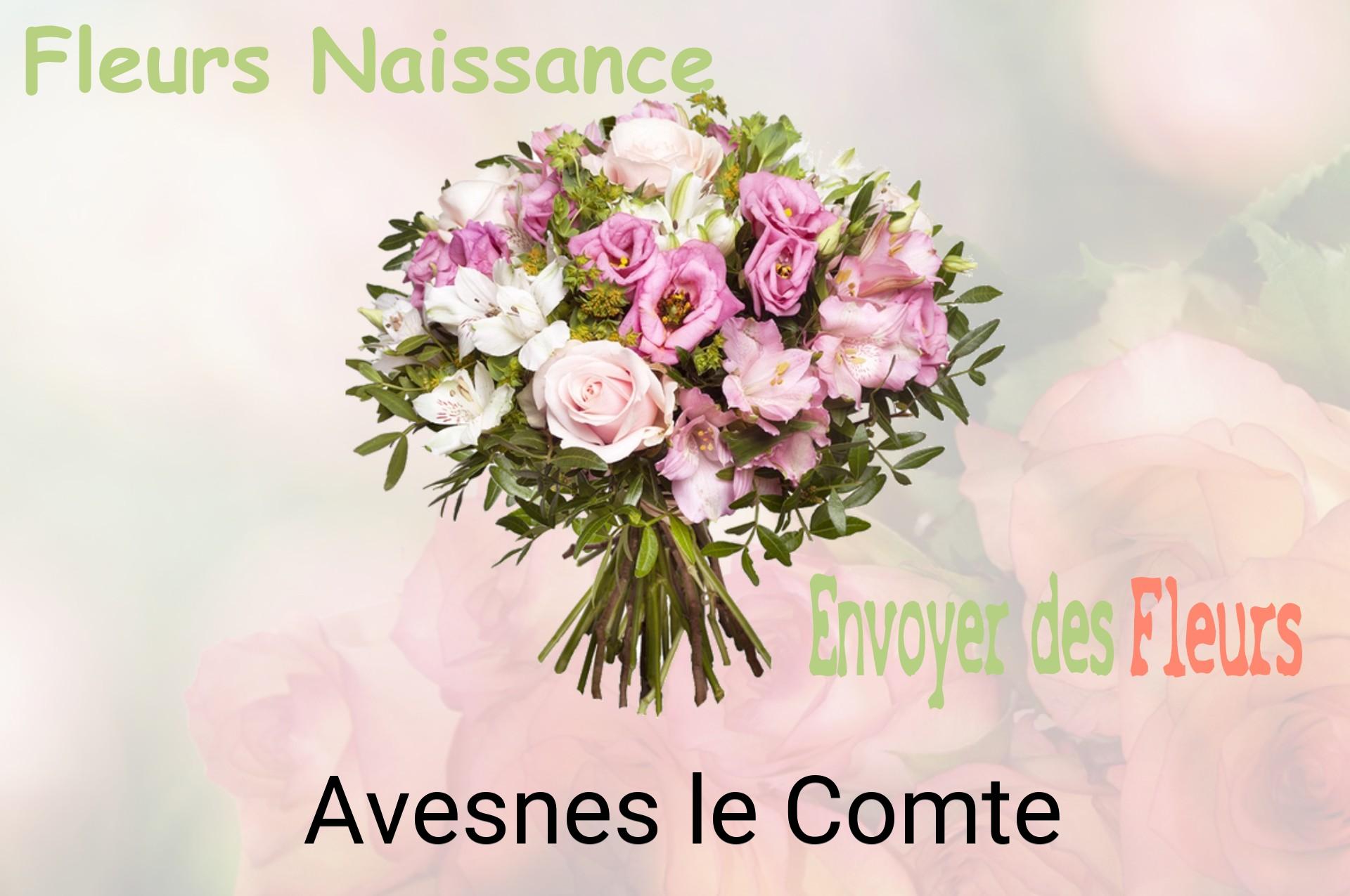Bouquet de fleurs de naissance livré à Avesnes-le-Comte